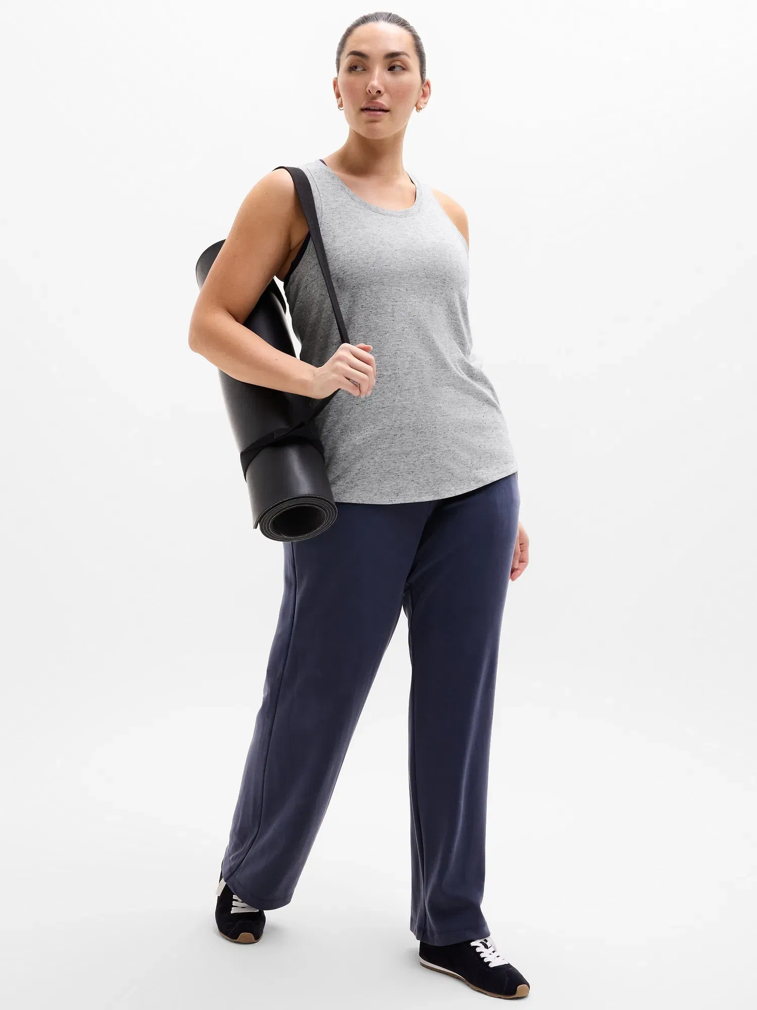 Athleta Move With Ease Tank - Gray (Grey Heather)