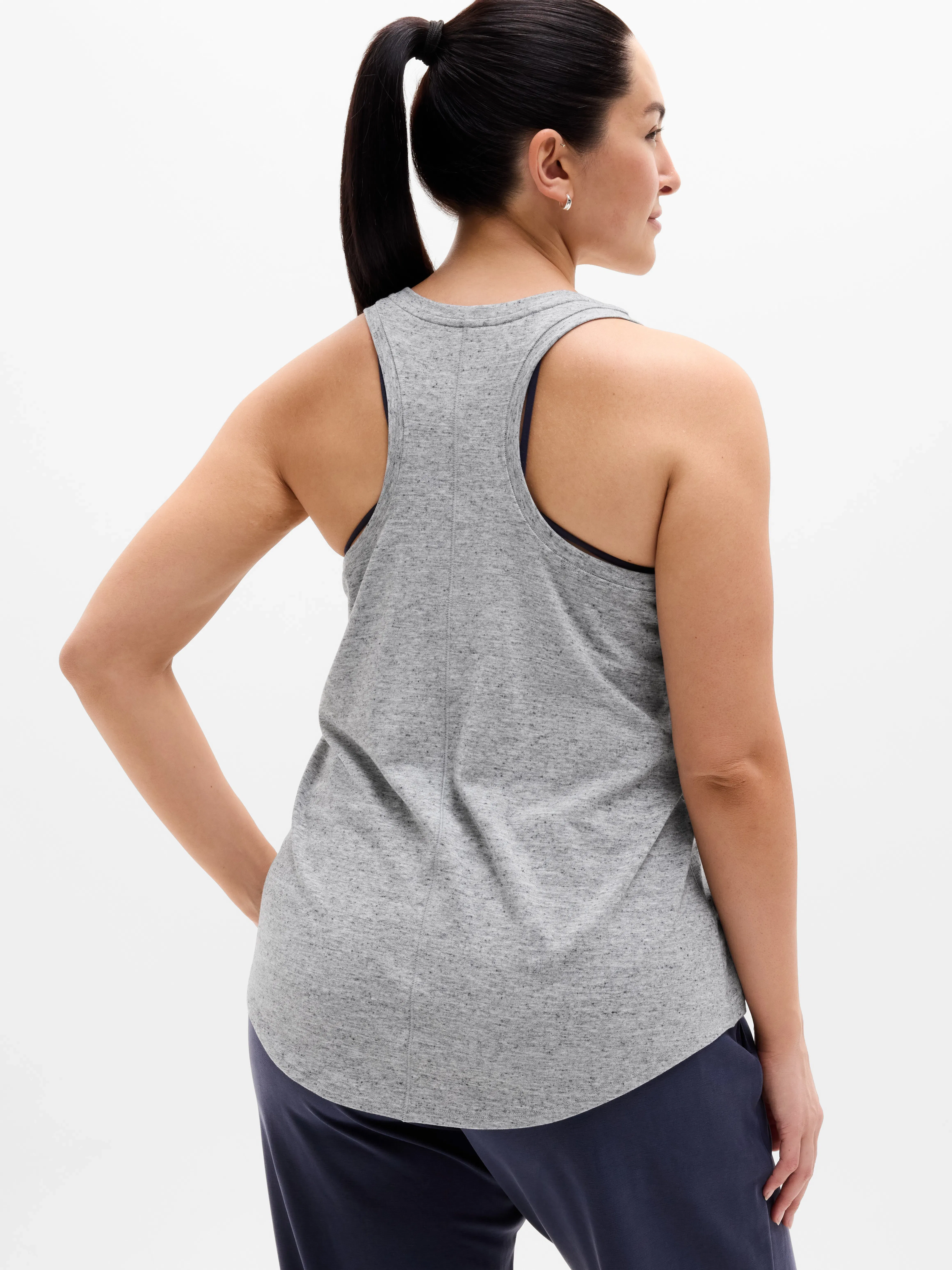 Athleta Move With Ease Tank - Gray (Grey Heather)