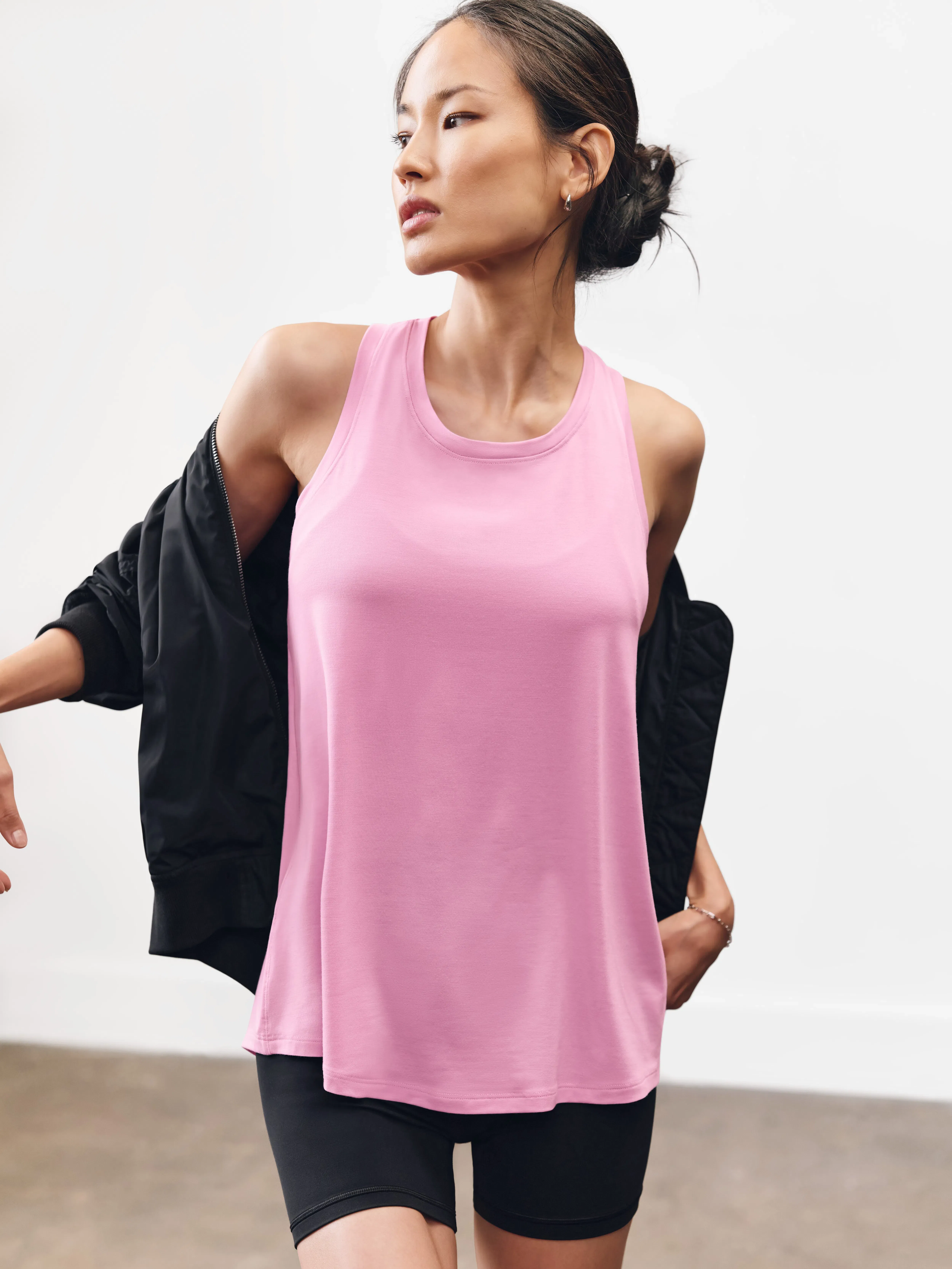Athleta Move With Ease Tank - Pink (Waterlily)
