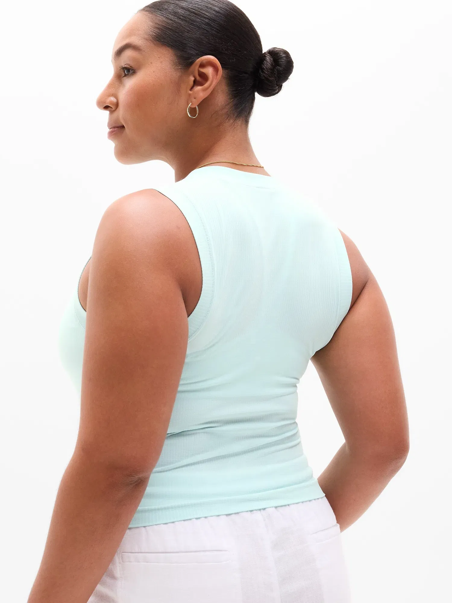 Athleta Renew Seamless Muscle Tank - Blue (Sky)