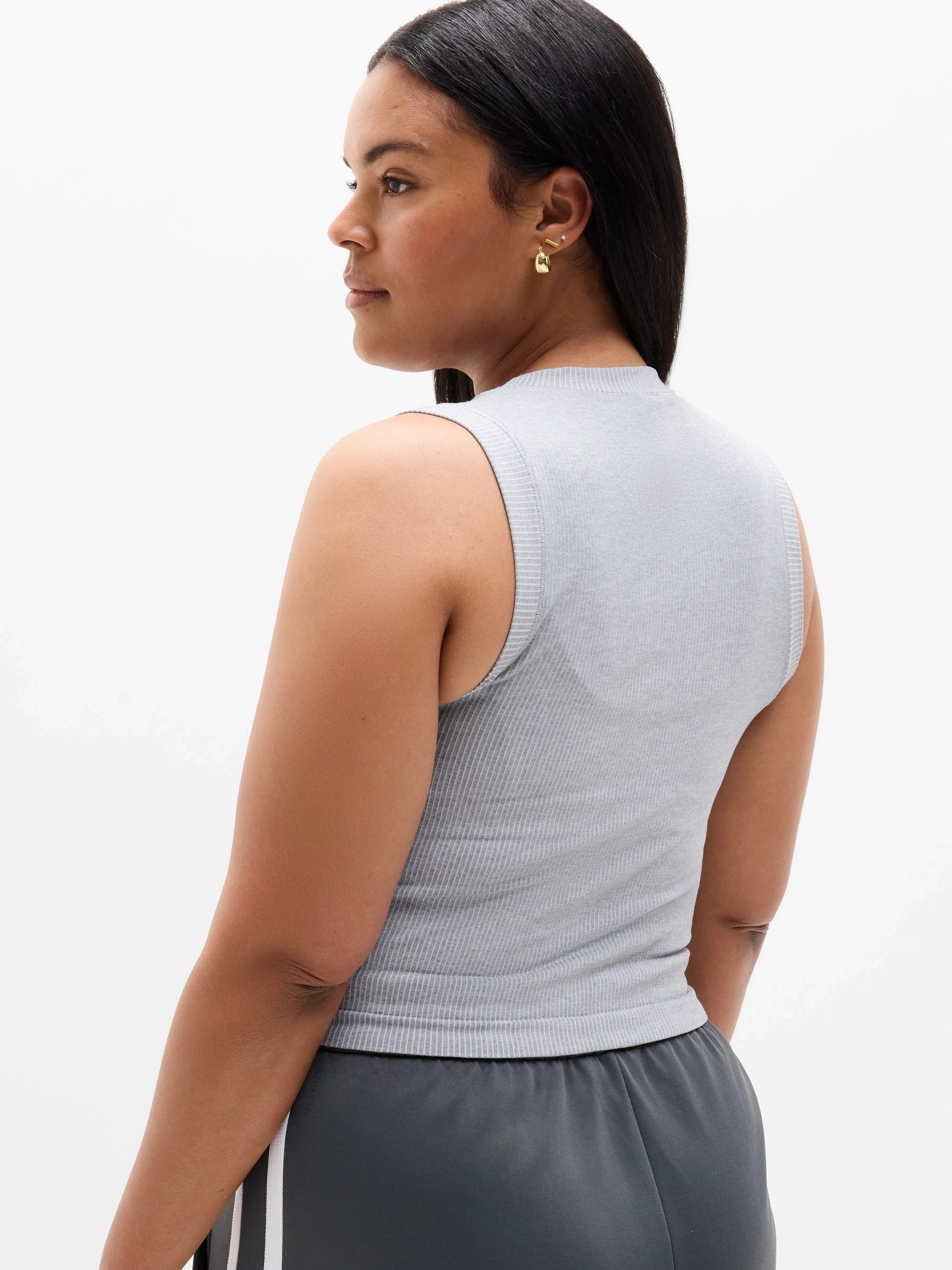 Athleta Renew Seamless Muscle Tank - Gray (Grey Heather)