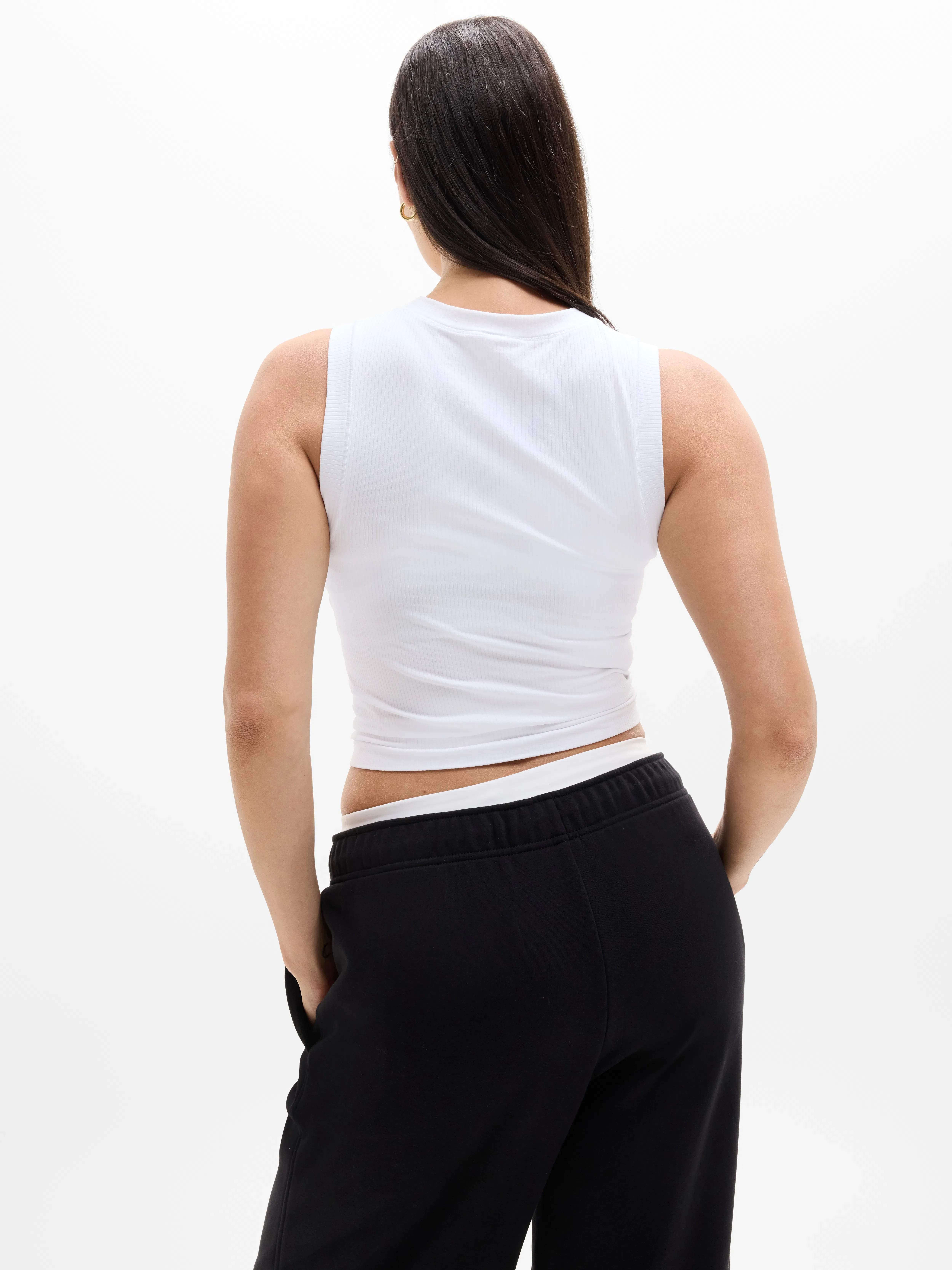 Athleta Renew Seamless Muscle Tank - White (Bright White)