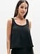 Athleta Retreat Linen Tank - Black (Black)