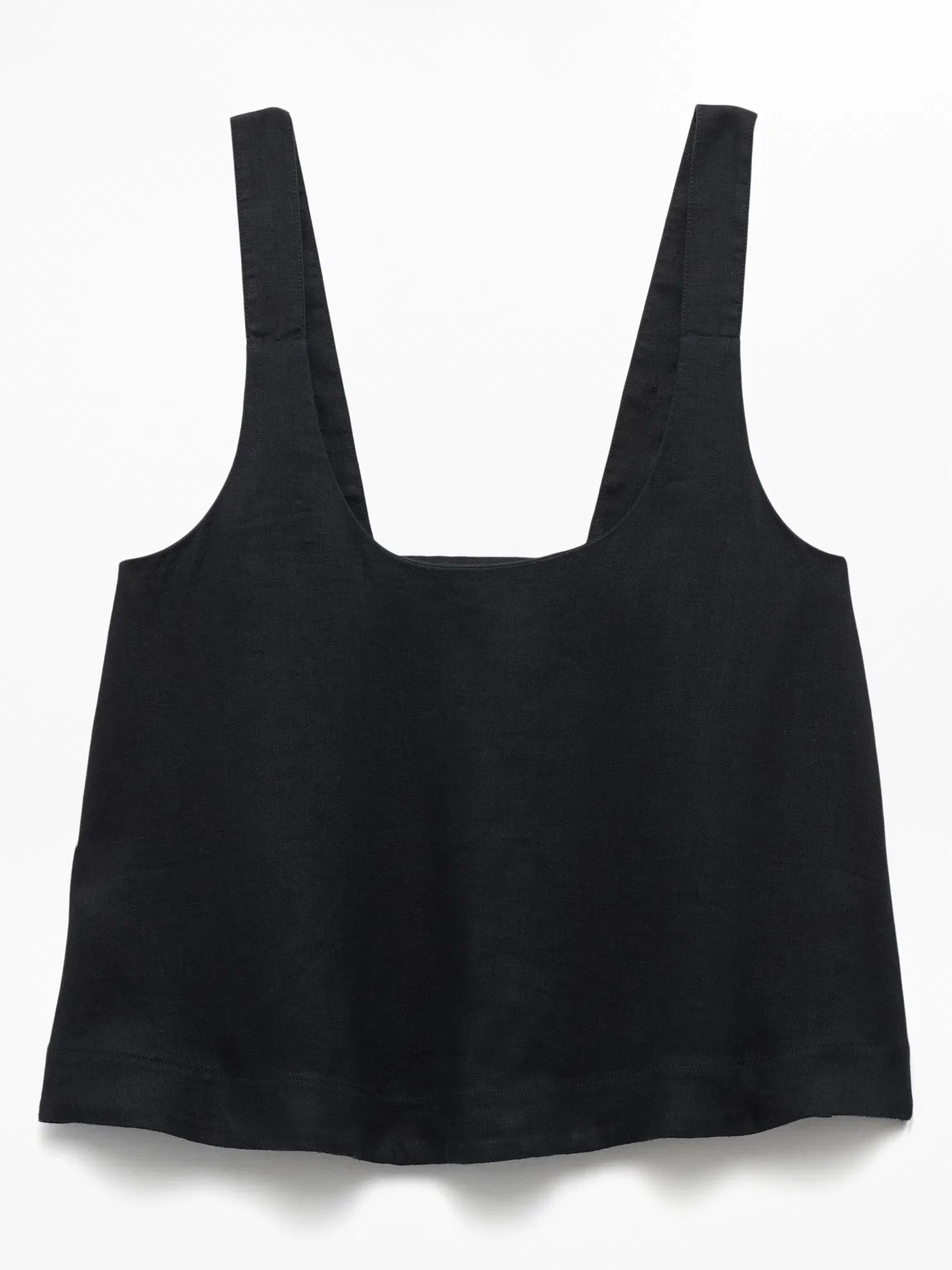 Athleta Retreat Linen Tank - Black (Black)