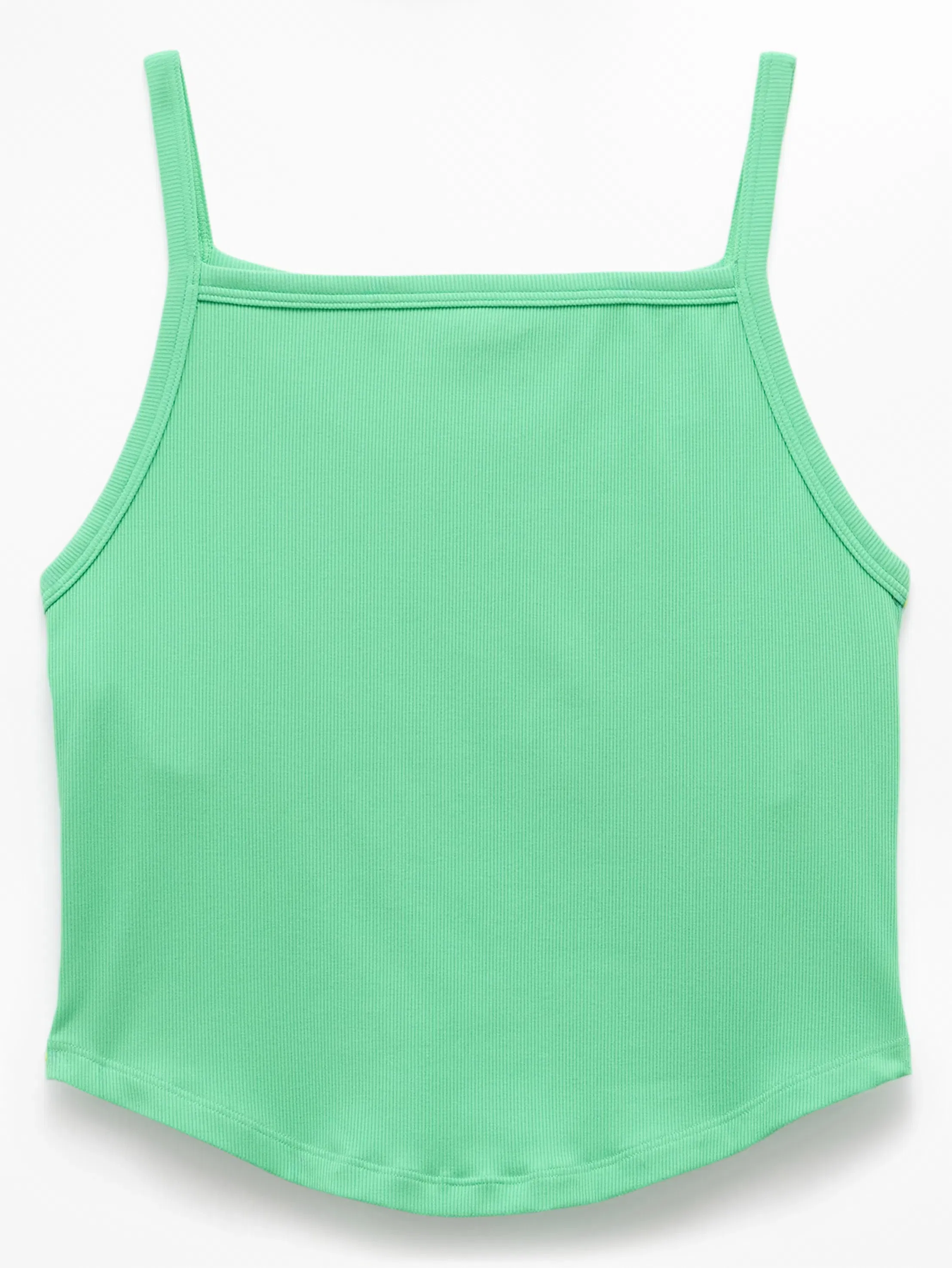 Athleta Signature Rib Apron Support Top - Green (Palmetto)