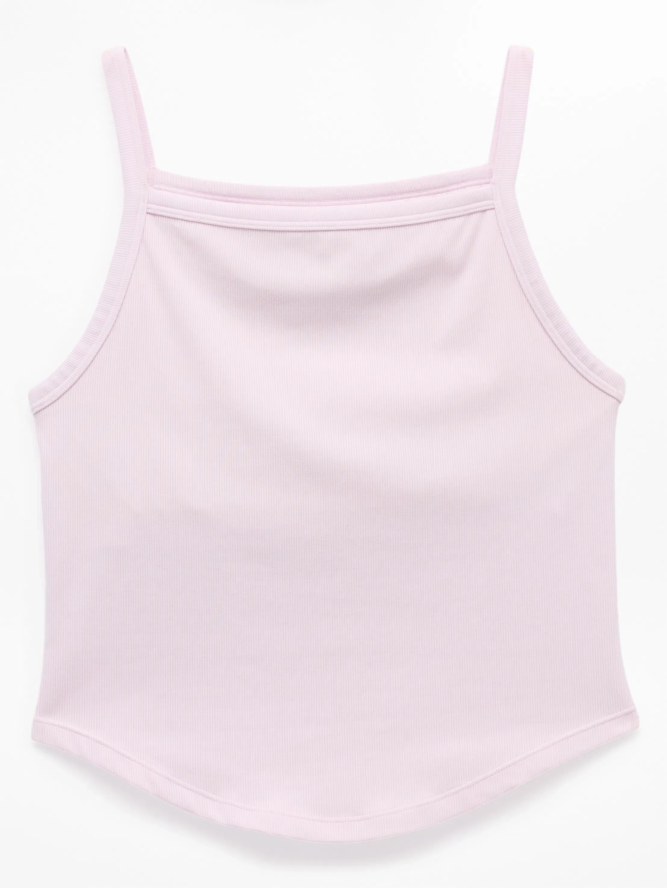 Athleta Signature Rib Apron Support Top - Pink (Ballet)