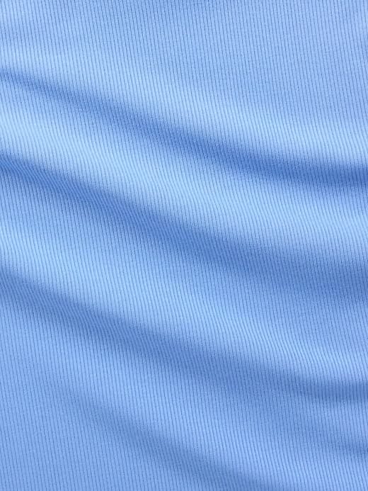 Athleta Signature Rib Scoop Tank - Blue (Waterfall)