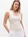 Athleta Signature Rib Scoop Tank - Brown (Toasted Brown Heather)