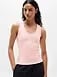 Athleta Signature Rib Scoop Tank - Pink (Pink Sand)