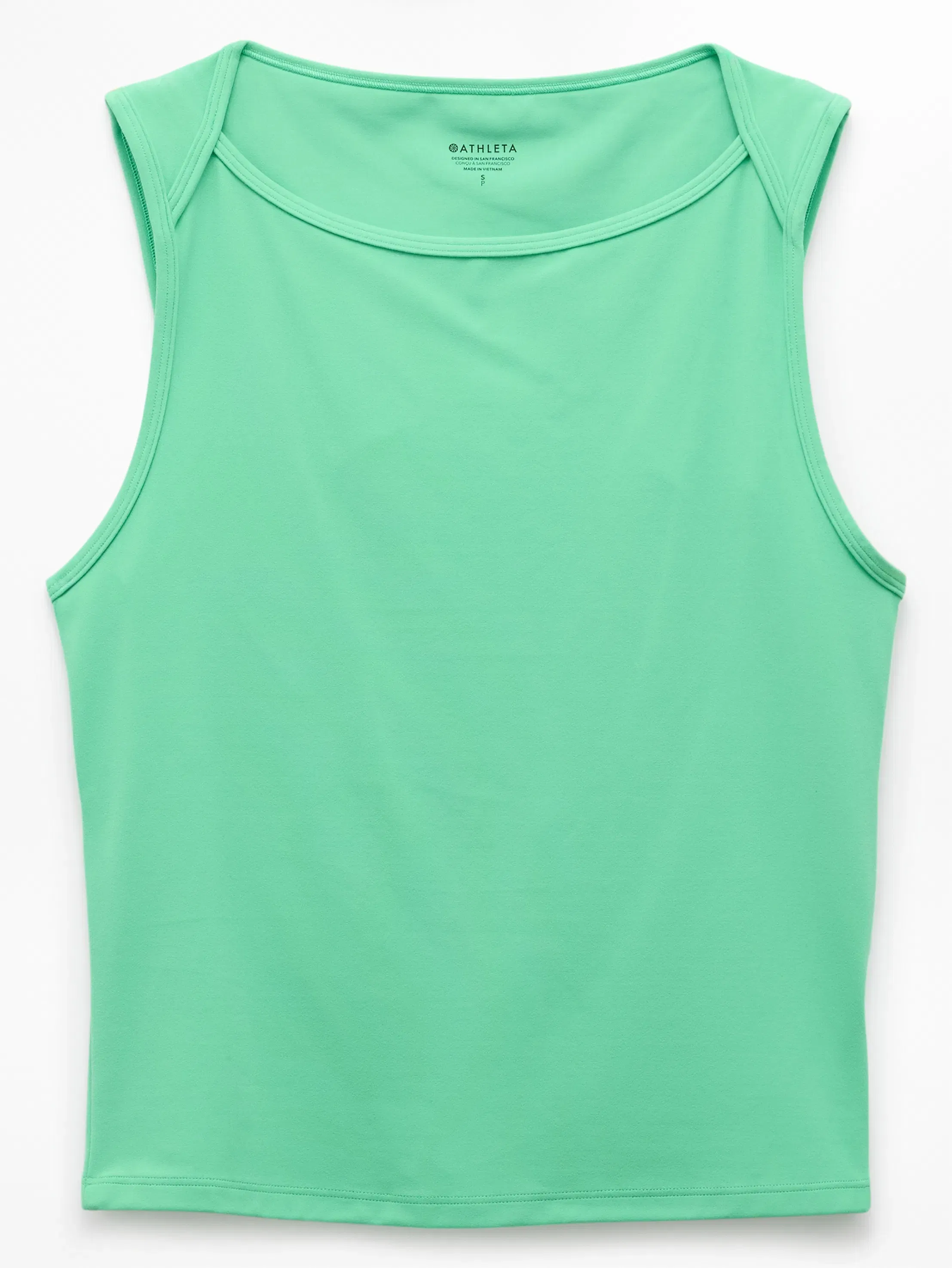 Athleta Transcend Open Back Muscle Tank - Green (Palmetto)