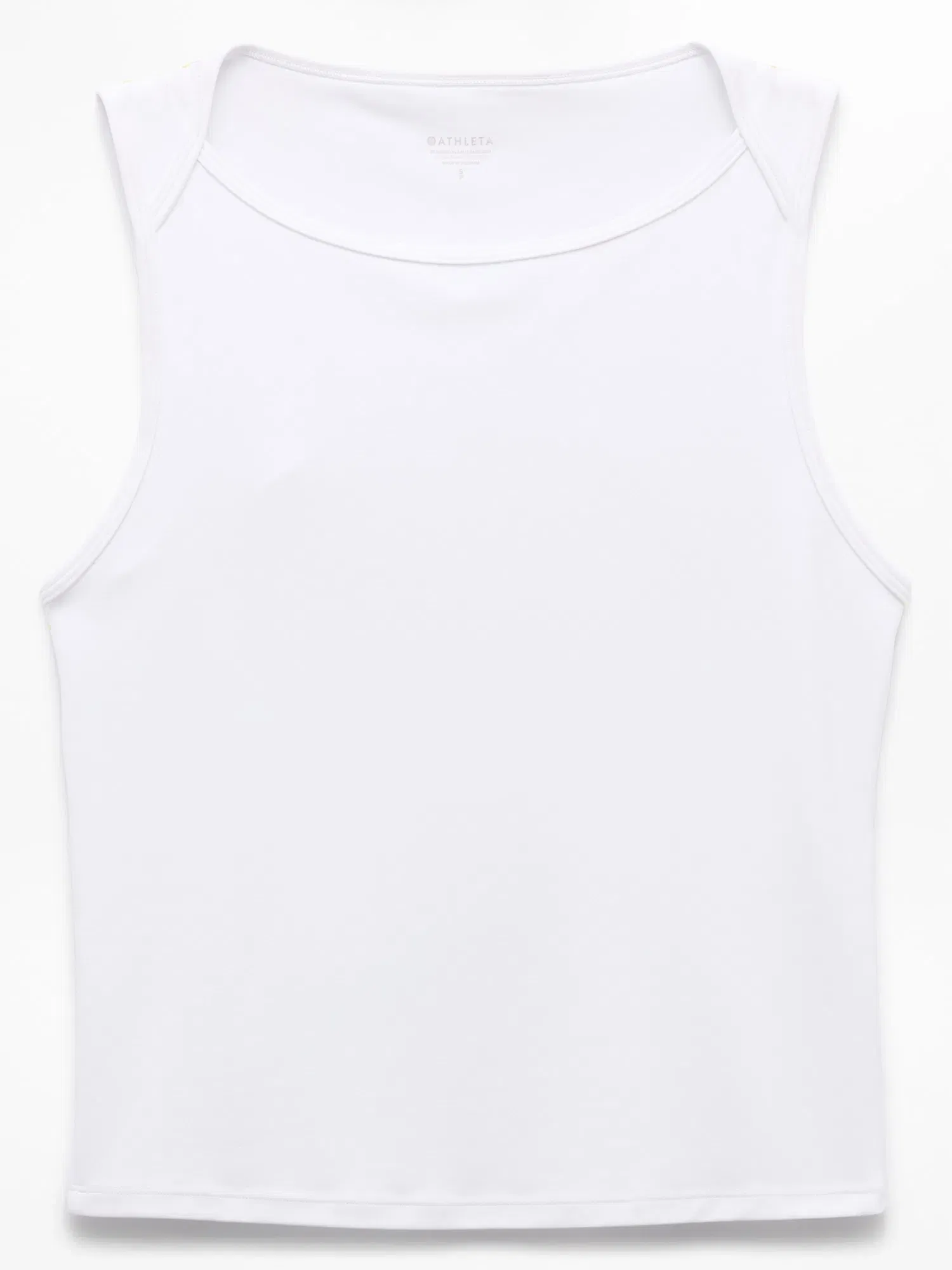 Athleta Transcend Open Back Muscle Tank - White (Bright White)