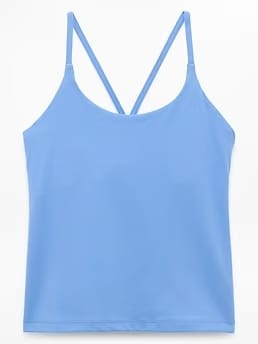 Athleta Transcend Scoop Built-In Bra Tank A-C - Blue (Waterfall)