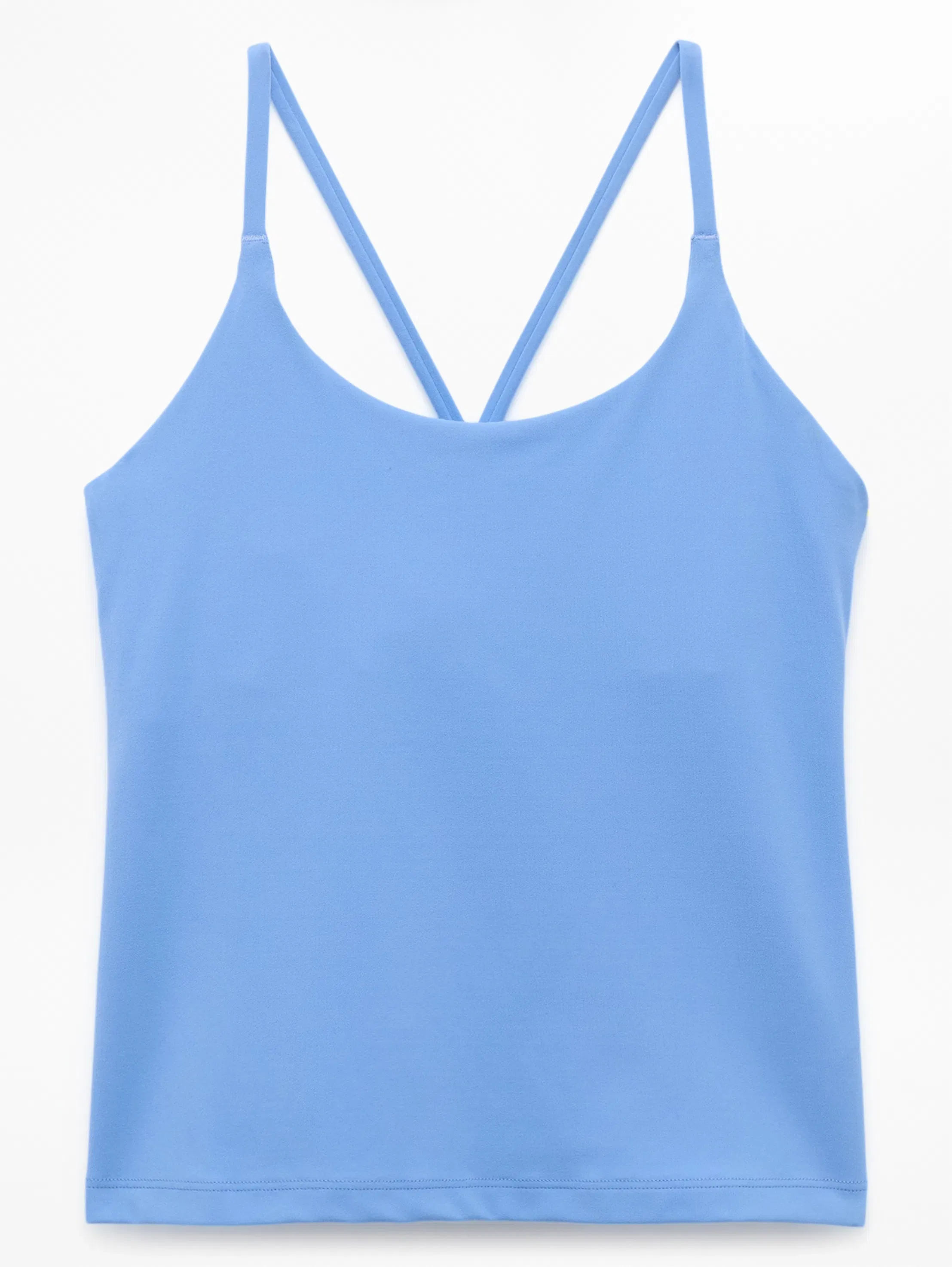 Athleta Transcend Scoop Built-In Bra Tank A-C - Blue (Waterfall)