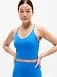 Athleta Transcend Thin Strap Crop Bra - Blue (Breaker)