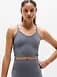 Athleta Transcend Thin Strap Crop Bra - Gray (Slate)