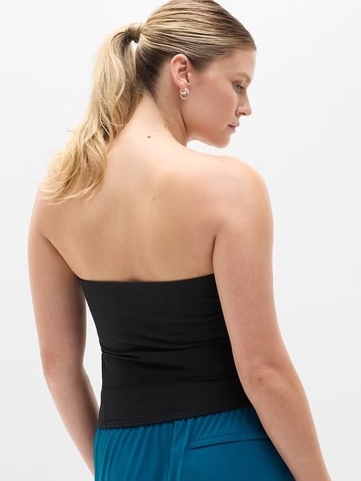 Athleta Transcend Tube Top - Black (Black)
