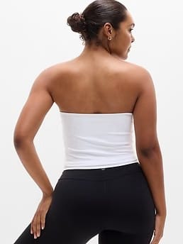 Athleta Transcend Tube Top - White (BRIGHT WHITE)