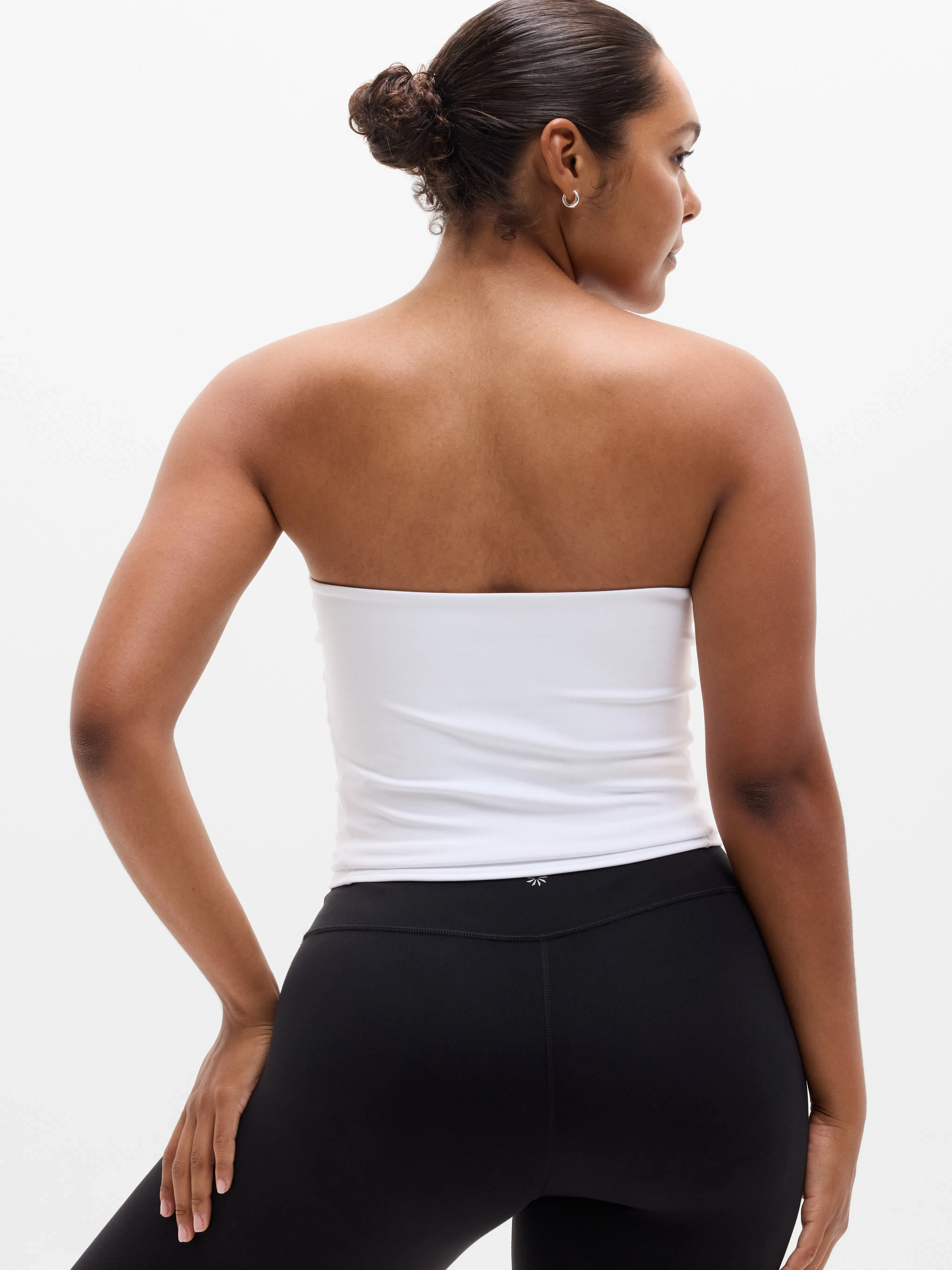 Athleta Transcend Tube Top - White (BRIGHT WHITE)