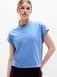 Athleta Airy Cotton Terry Sweatshirt T-Shirt - Blue (Waterfall)