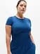 Athleta BodyMove Crew Neck T-Shirt - Blue (Maritime)