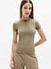 Athleta BodyMove Crew Neck T-Shirt - Green (Olive Branch)