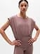 Athleta Dream Drape T-Shirt - Brown (Driftwood)
