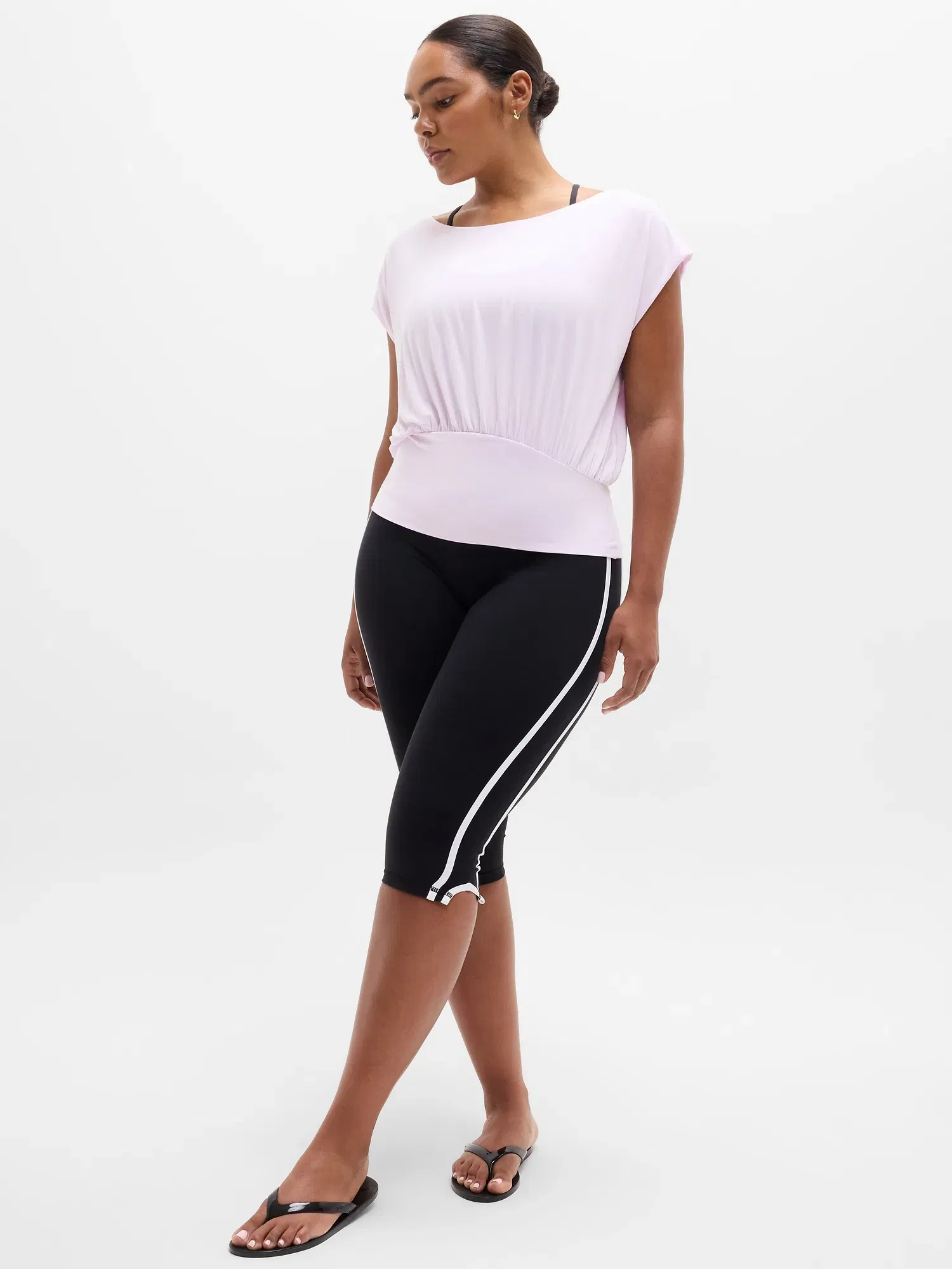 Athleta Dream Drape T-Shirt - Pink (BALLET)