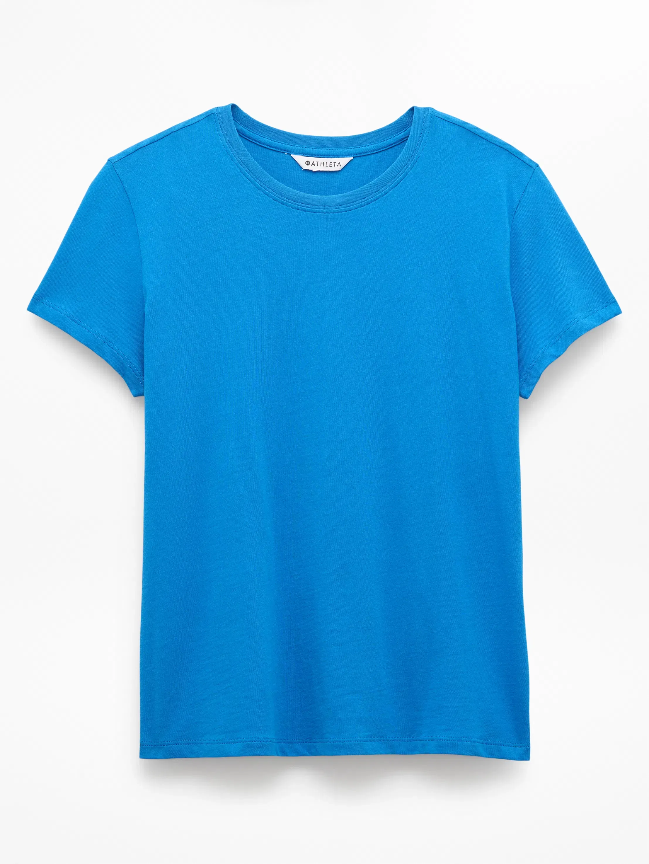 Athleta Favorite Cotton Classic T-Shirt - Blue (Breaker)