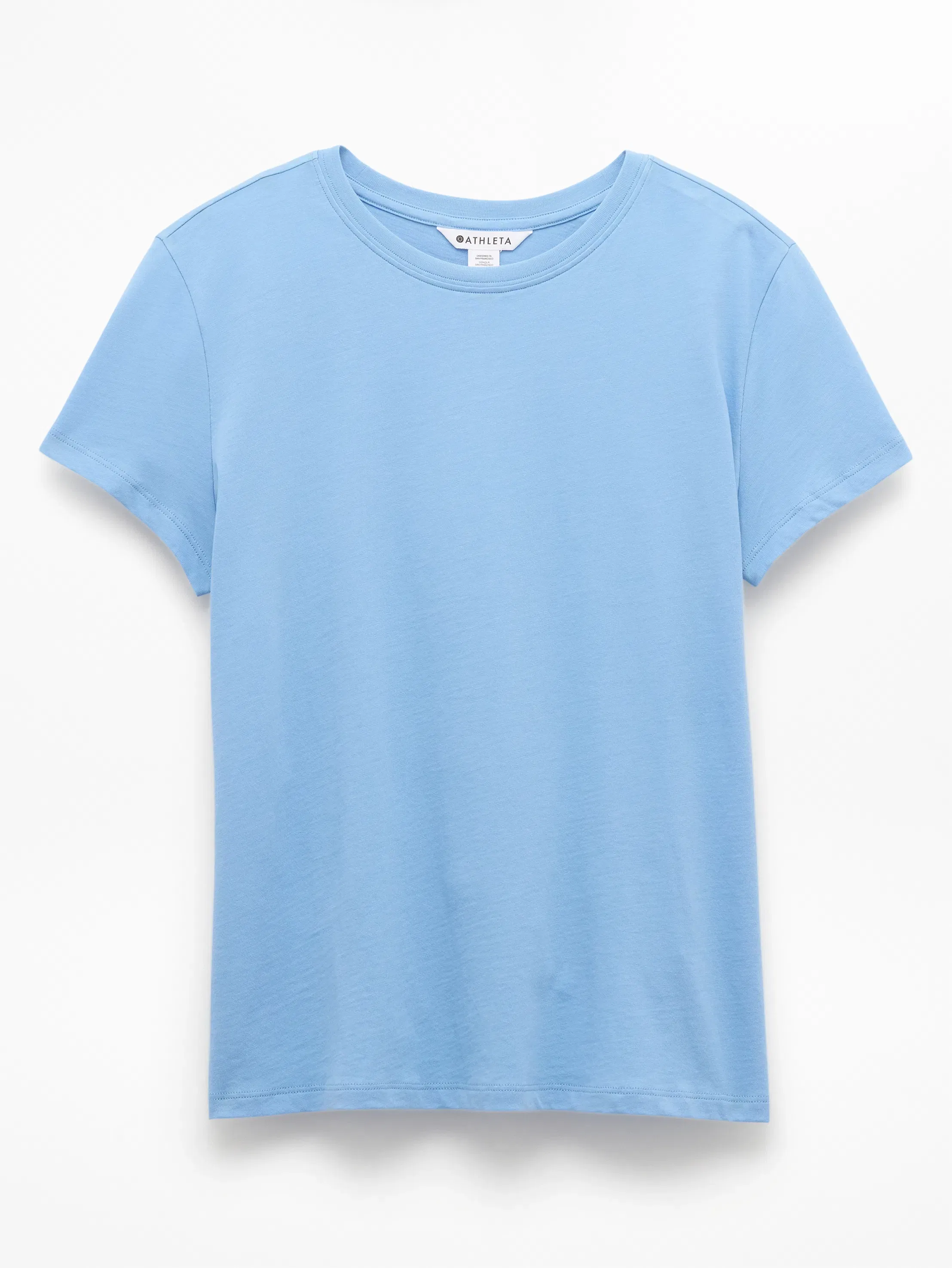 Athleta Favorite Cotton Classic T-Shirt - Blue (Breeze)