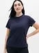 Athleta Favorite Cotton Classic T-Shirt - Blue (Navy)