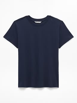 Athleta Favorite Cotton Classic T-Shirt - Blue (Navy)