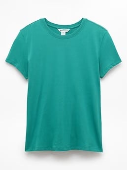 Athleta Favorite Cotton Classic T-Shirt - Green (Alpine)