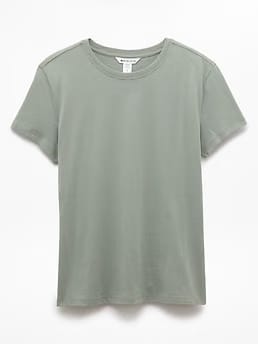 Athleta Favorite Cotton Classic T-Shirt - Green (Cacti)