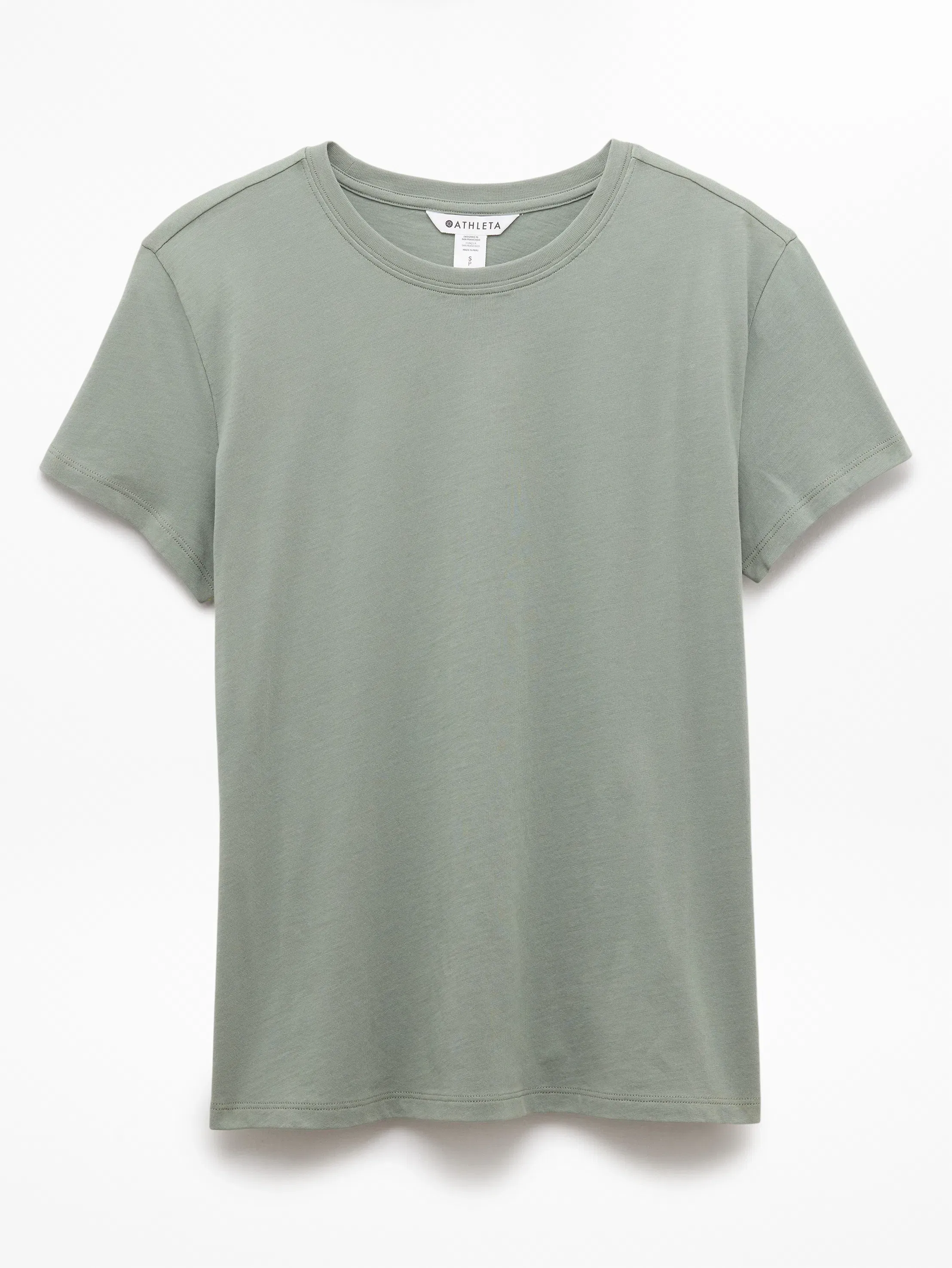 Athleta Favorite Cotton Classic T-Shirt - Green (Cacti)
