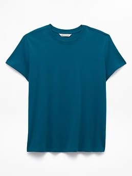 Athleta Favorite Cotton Classic T-Shirt - Green (Coastal Teal)