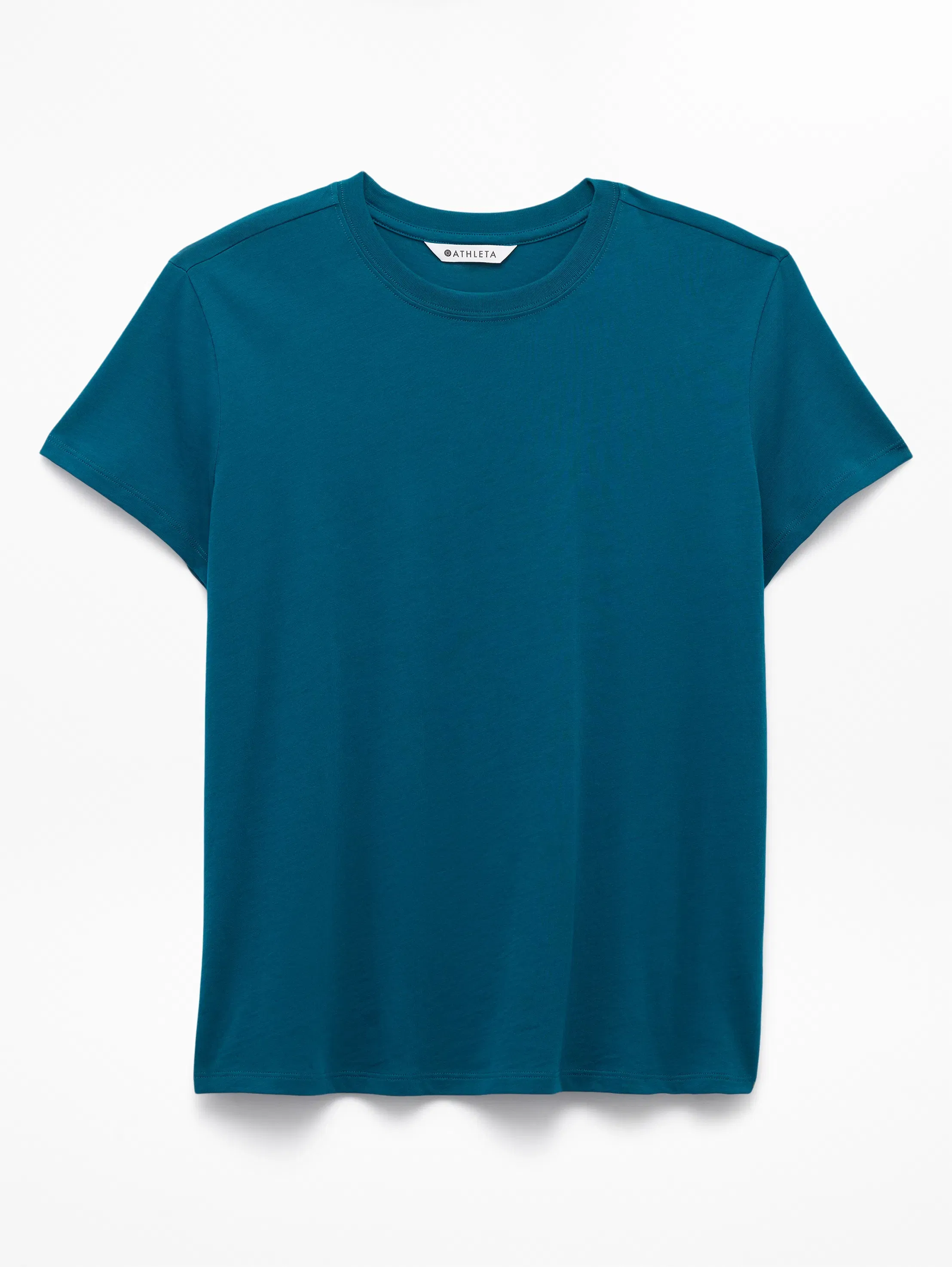 Athleta Favorite Cotton Classic T-Shirt - Green (Coastal Teal)