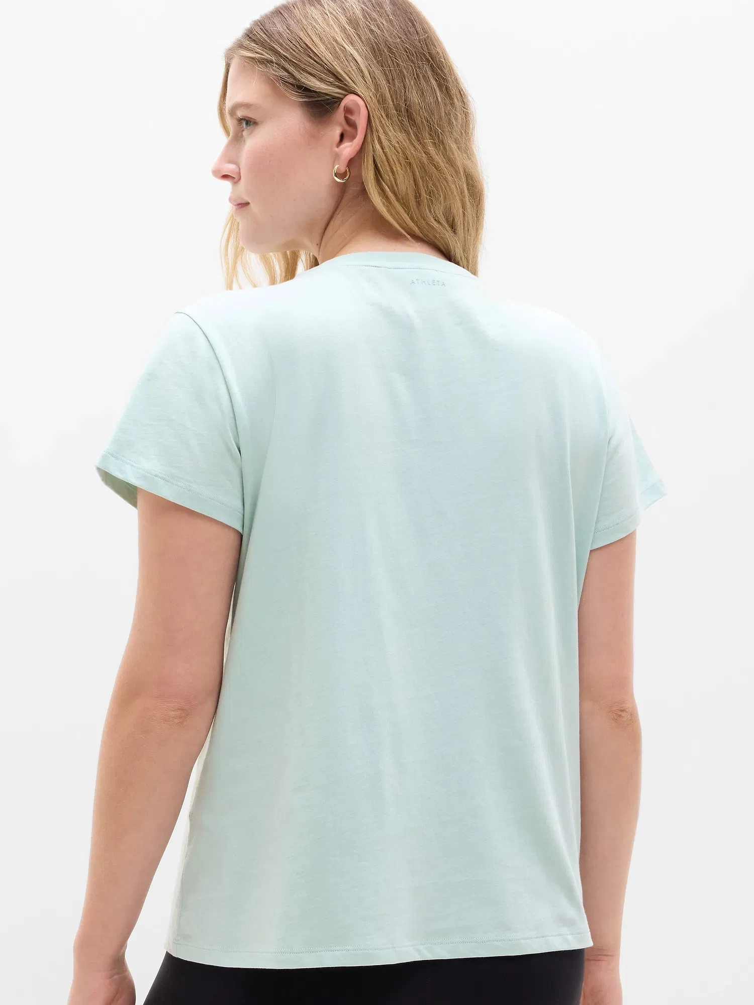 Athleta Favorite Cotton Classic T-Shirt - Green (Current)