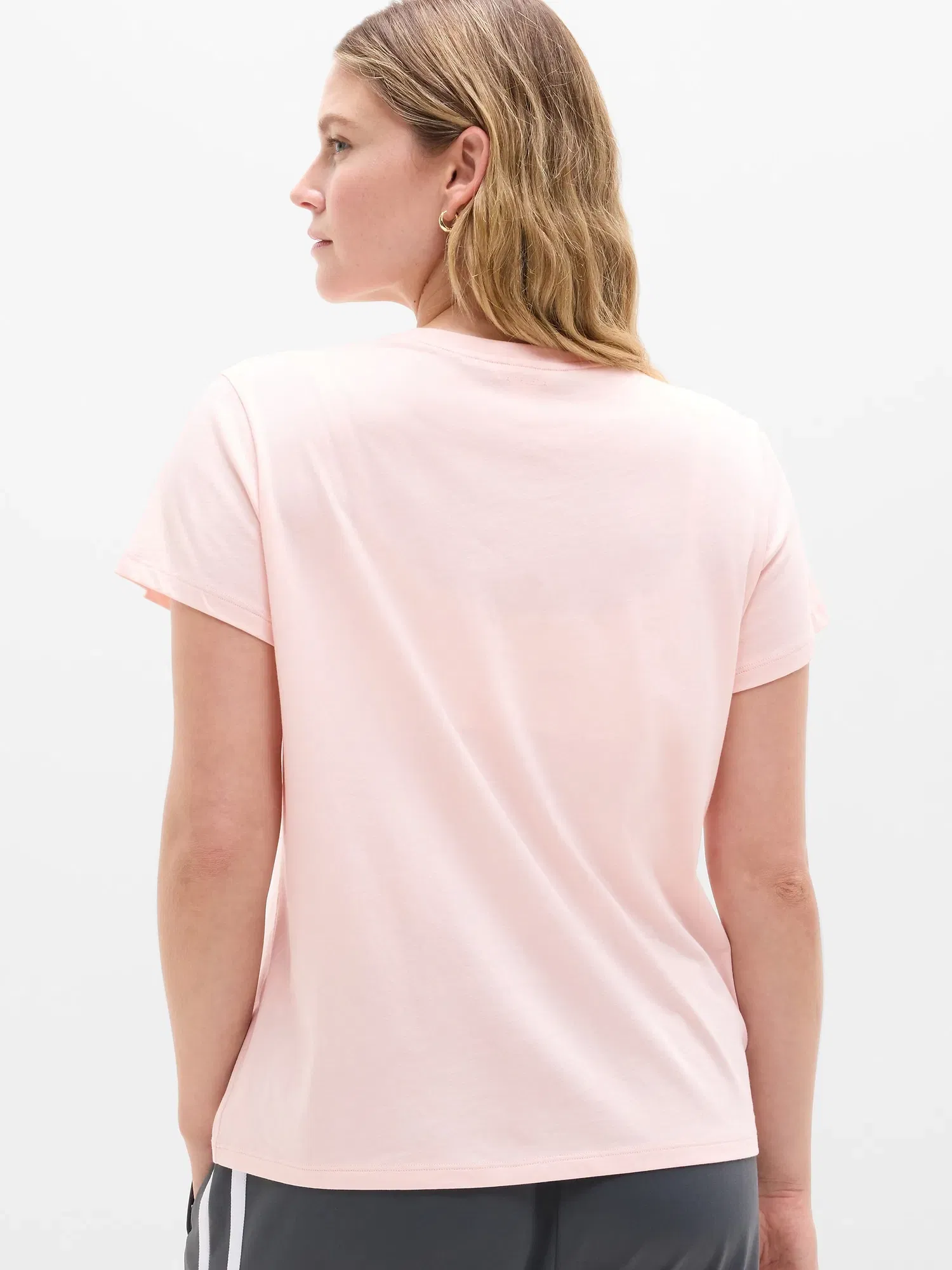 Athleta Favorite Cotton Classic T-Shirt - Pink (Pink Sand)