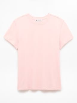 Athleta Favorite Cotton Classic T-Shirt - Pink (Pink Sand)