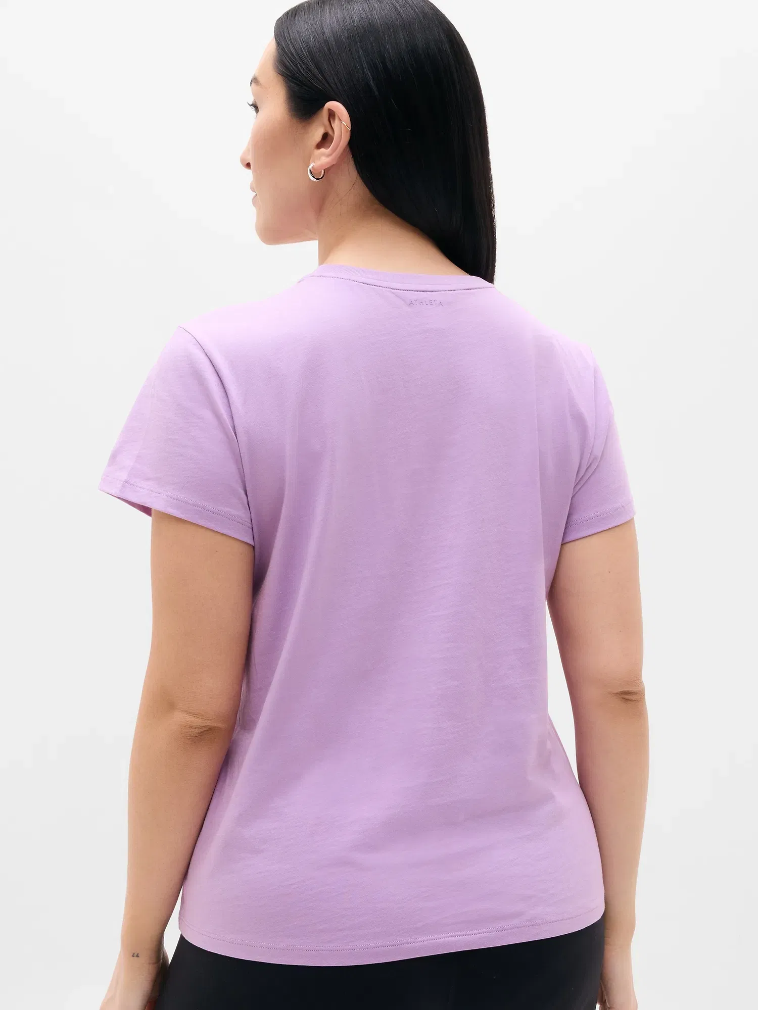 Athleta Favorite Cotton Classic T-Shirt - Purple (Wildflower)