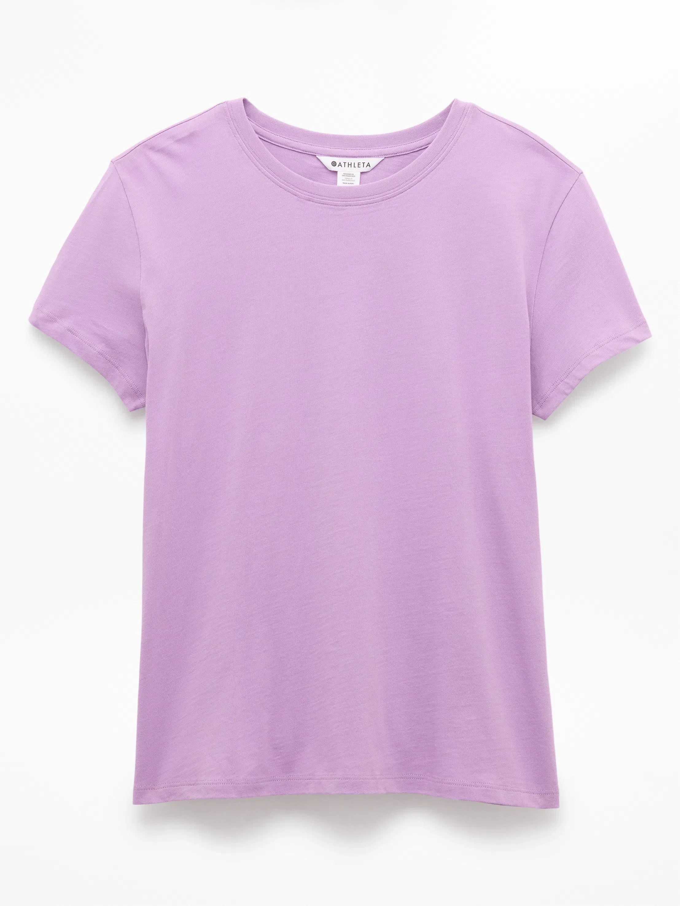 Athleta Favorite Cotton Classic T-Shirt - Purple (Wildflower)