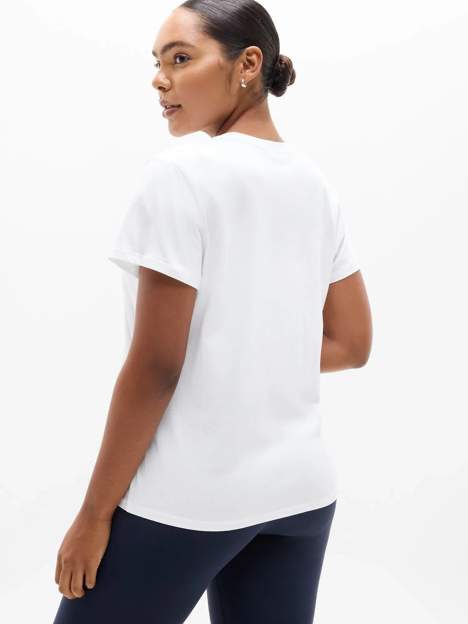 Athleta Favorite Cotton Classic T-Shirt - White (Bright White)