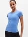 Athleta Momentum Flex T-Shirt - Blue (Waterfall)