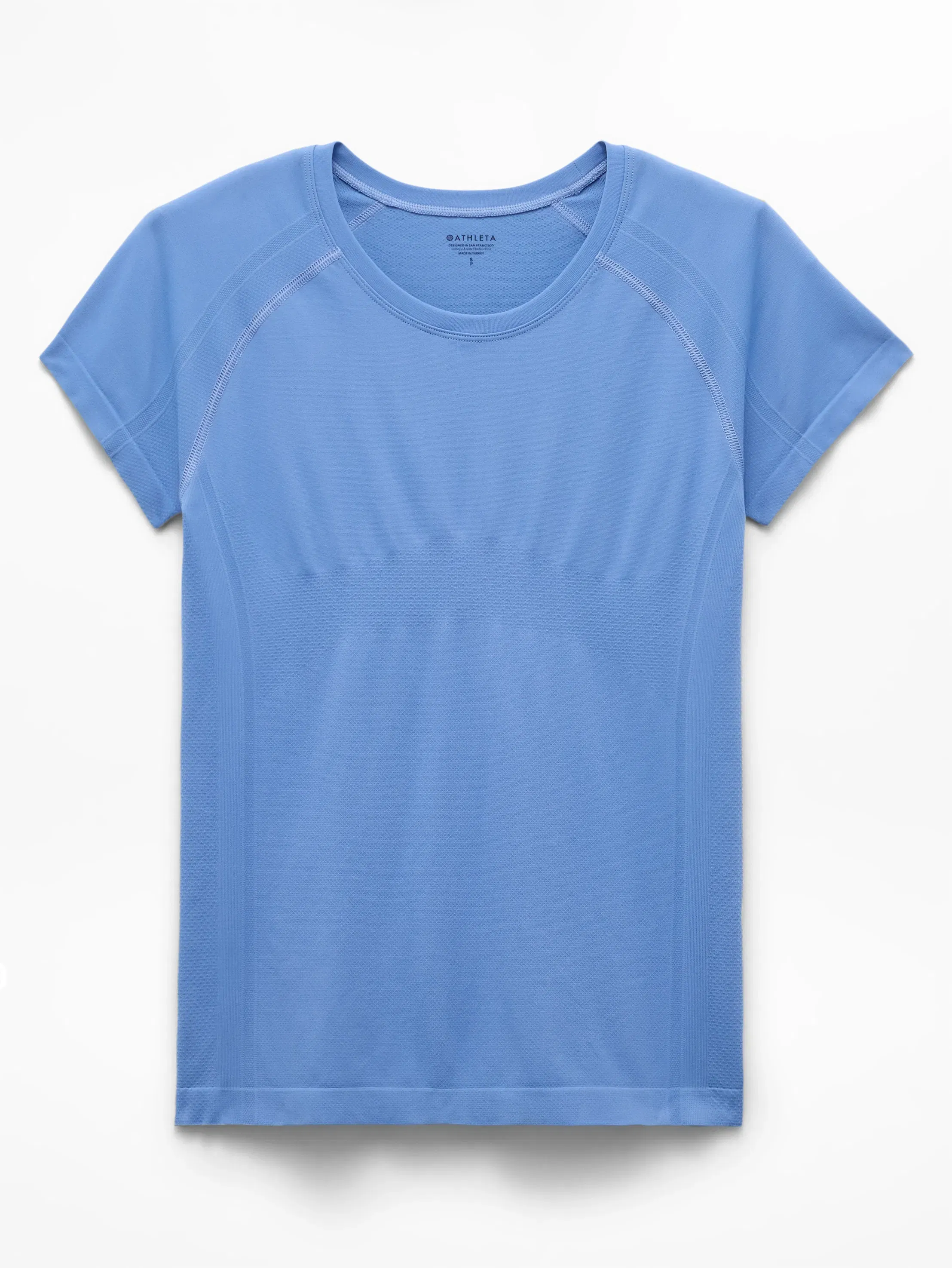 Athleta Momentum Flex T-Shirt - Blue (Waterfall)
