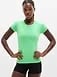 Athleta Momentum Flex T-Shirt - Green (Palmetto Mini Stripe)