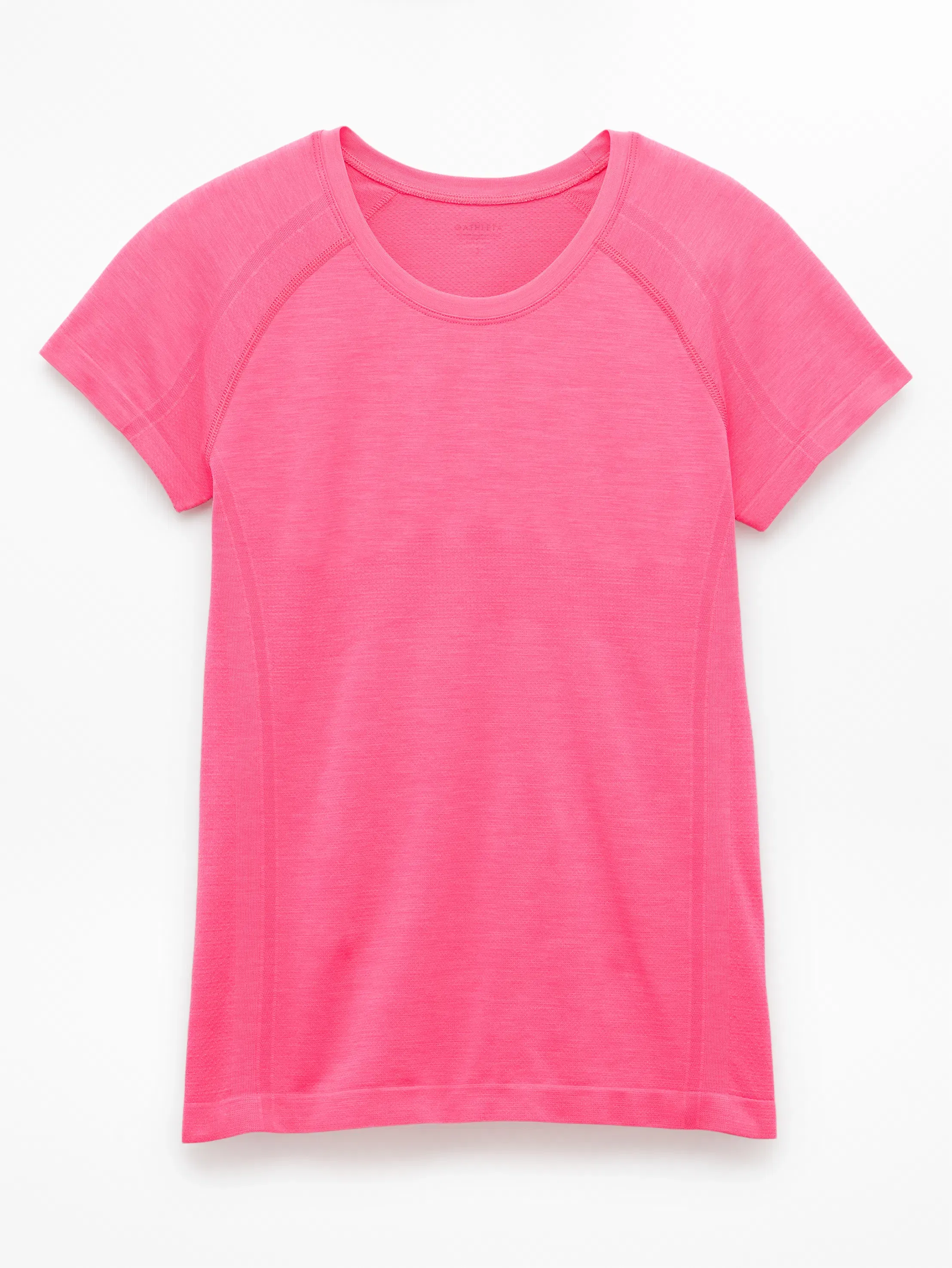 Athleta Momentum Flex T-Shirt - Pink (Cerise Heather)
