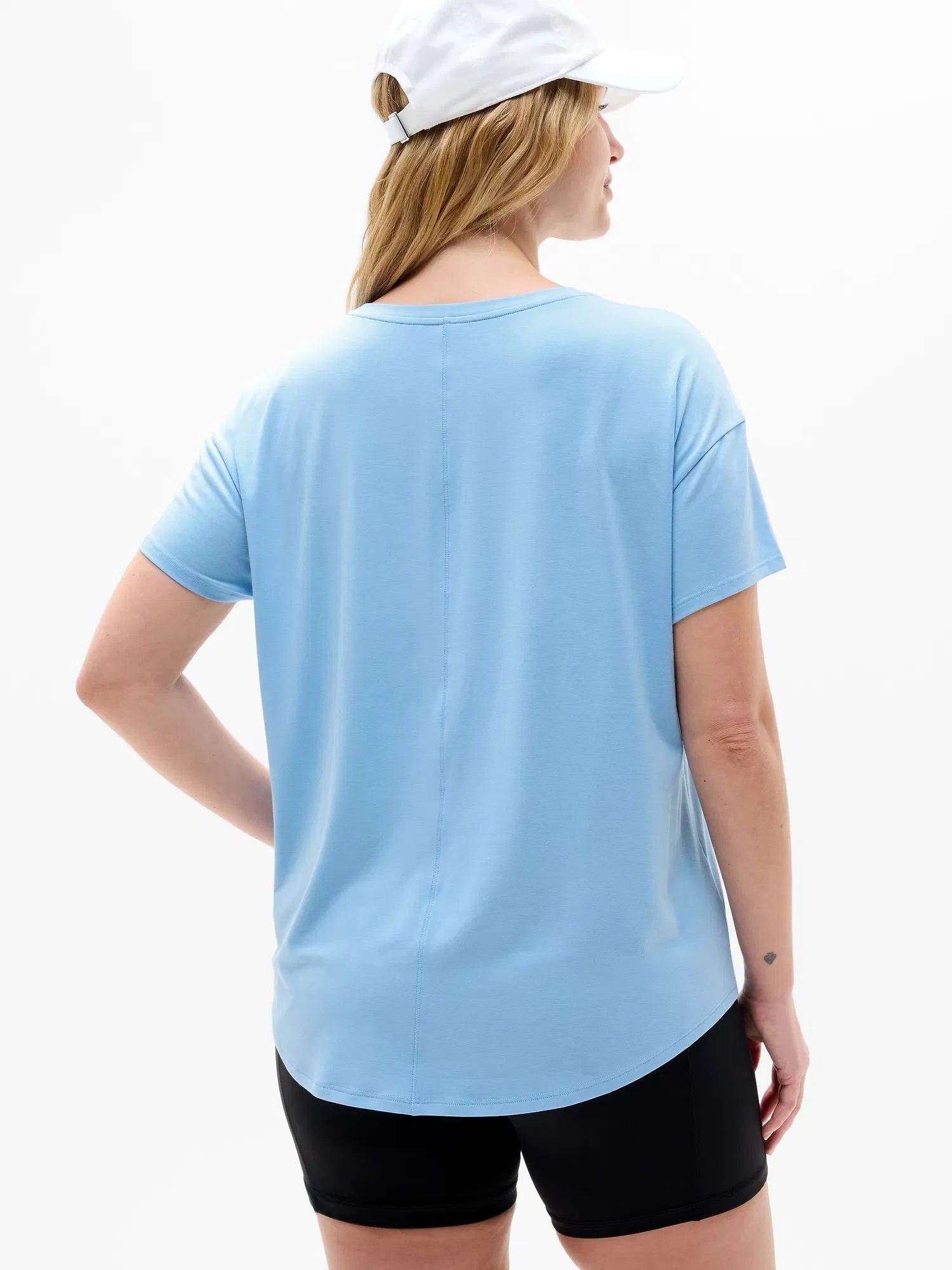 Athleta Move With Ease T-Shirt - Blue (Breeze)