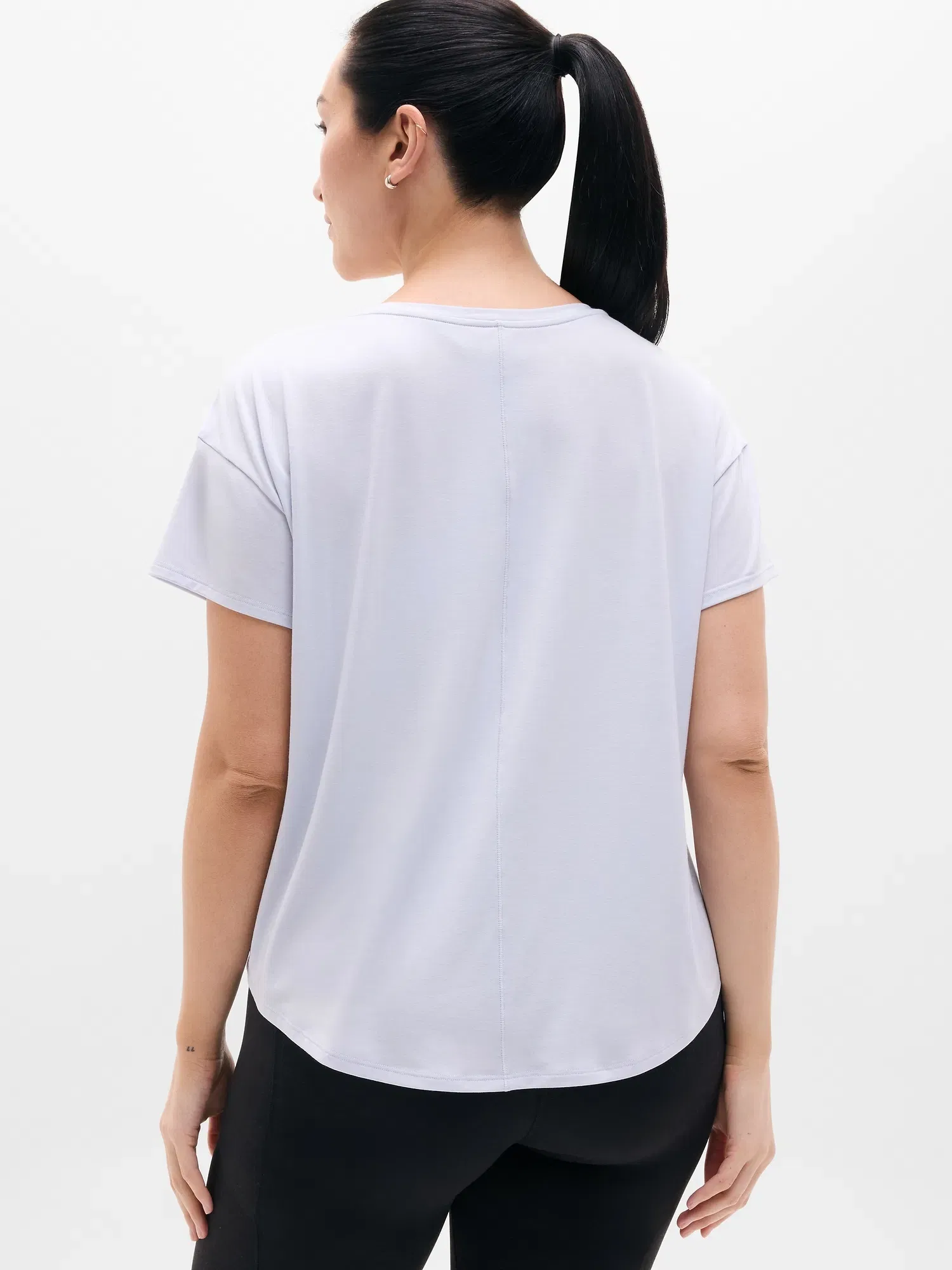 Athleta Move With Ease T-Shirt - Blue (Dove)