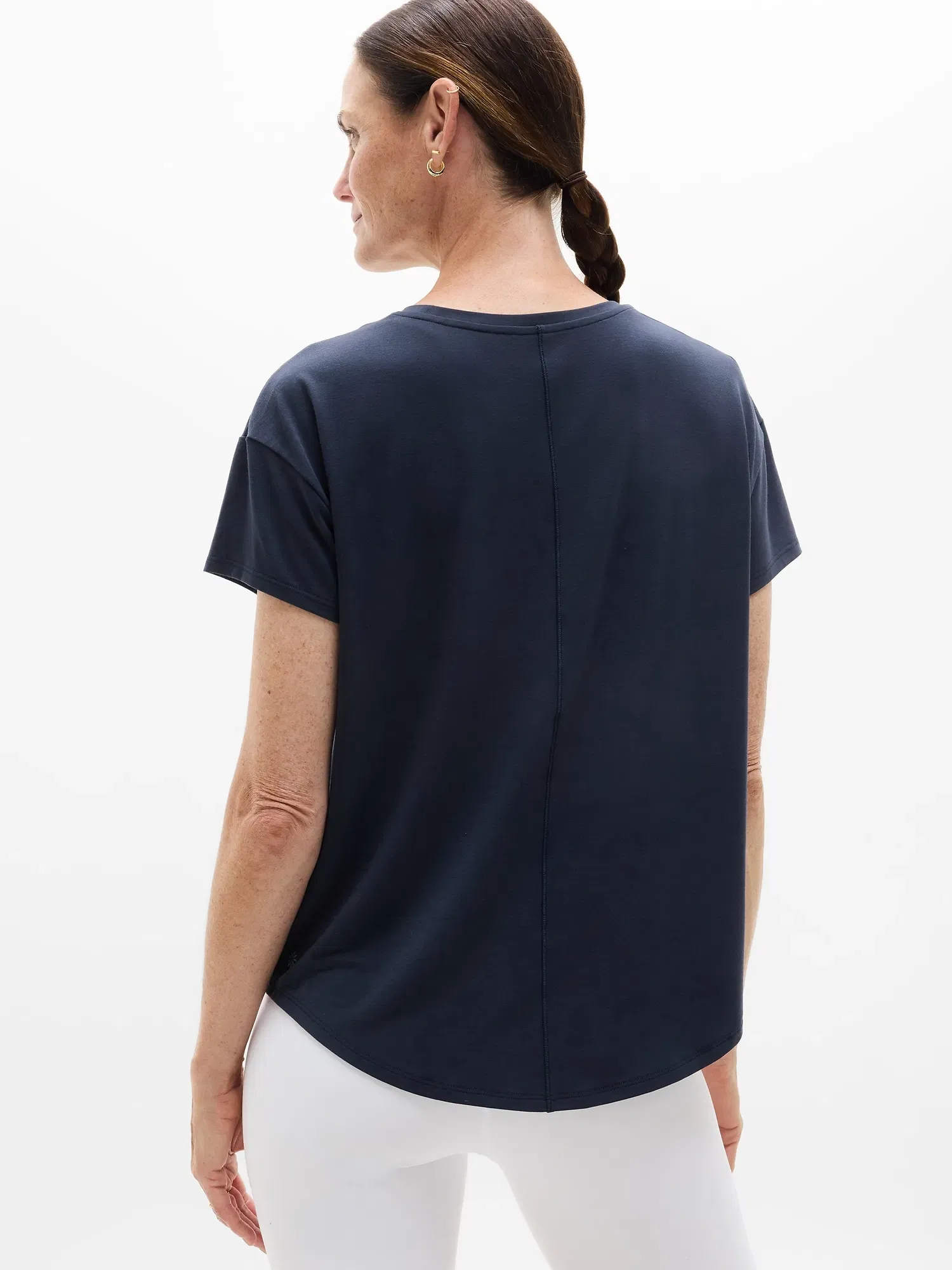 Athleta Move With Ease T-Shirt - Blue (Eclipse)