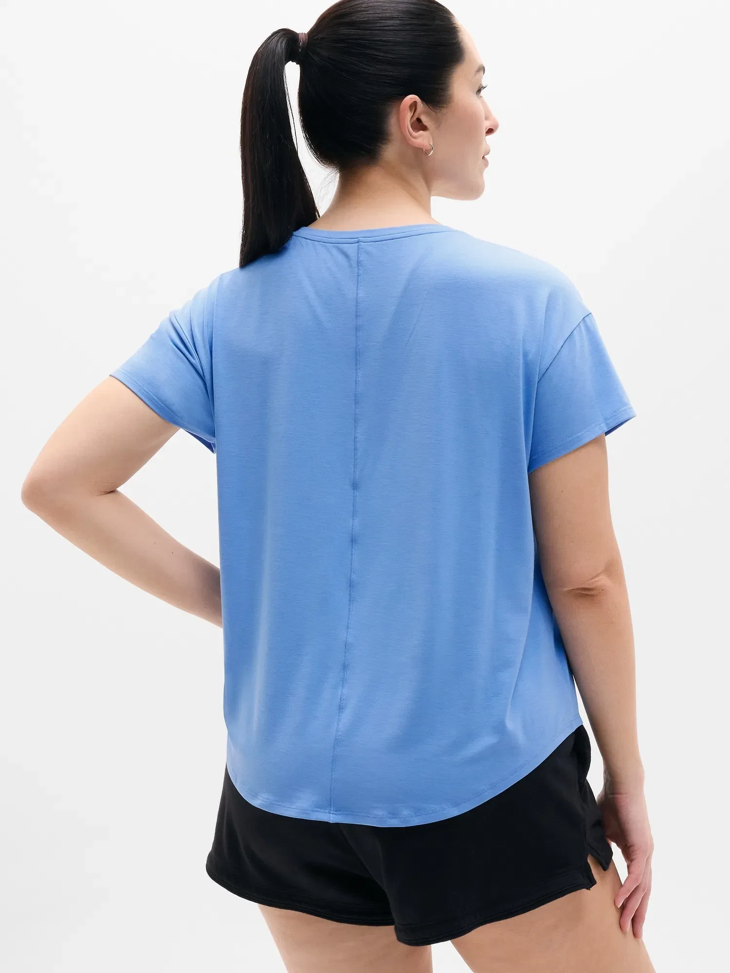 Athleta Move With Ease T-Shirt - Blue (Waterfall)